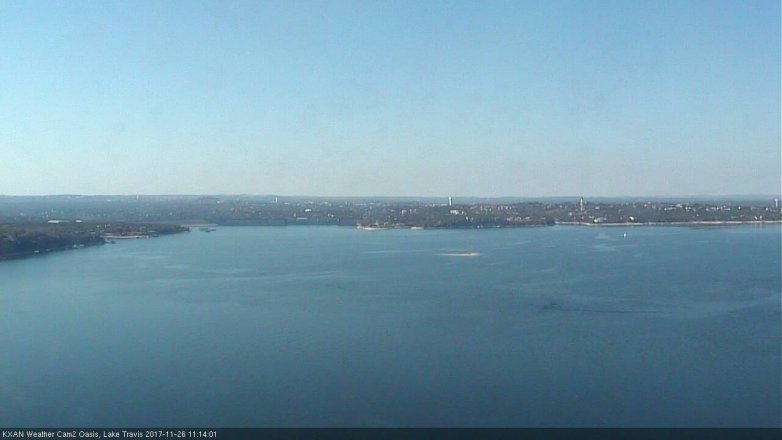 Lake Travis webcam, November 26, 2017 10:35 AM CT