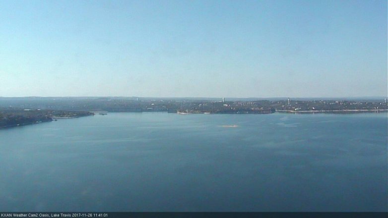 Lake Travis webcam, November 26, 2017 11:10 AM CT