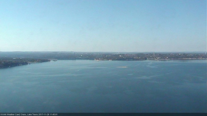 Lake Travis webcam, November 26, 2017 11:15 AM CT