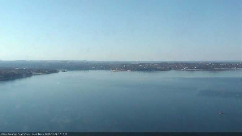 Lake Travis webcam, November 26, 2017 11:20 AM CT