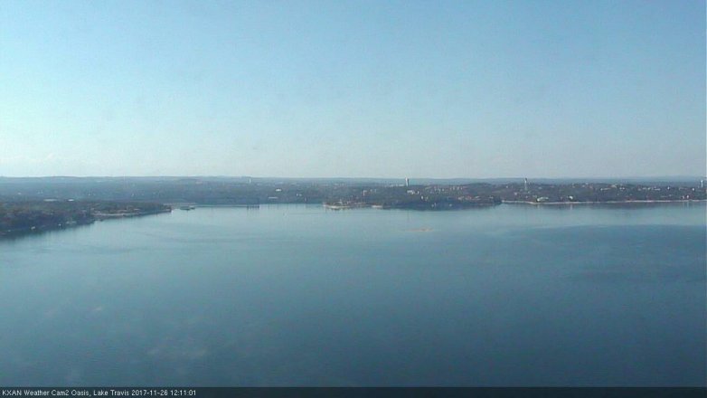 Lake Travis webcam, November 26, 2017 11:30 AM CT