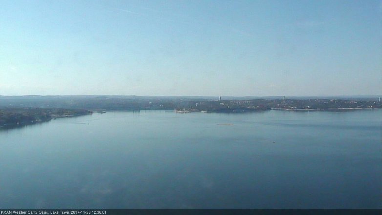 Lake Travis webcam, November 26, 2017 12:00 PM CT