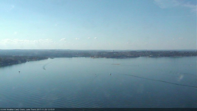 Lake Travis webcam, November 26, 2017 12:20 PM CT
