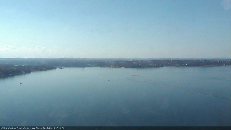 Lake Travis webcam, November 26, 2017 12:25 PM CT