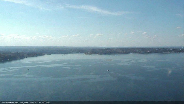 Lake Travis webcam, November 26, 2017 1:00 PM CT