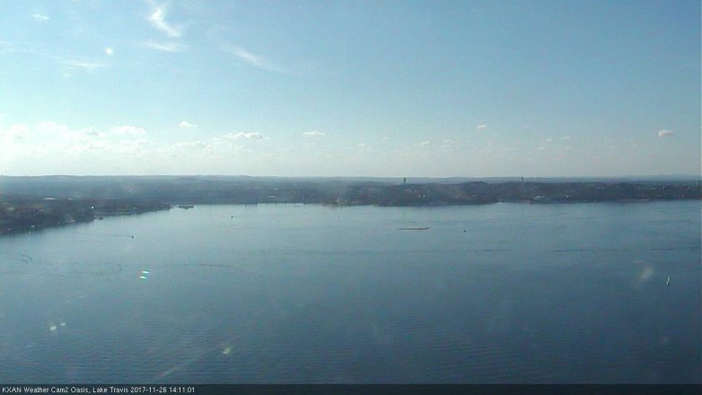 Lake Travis webcam, November 26, 2017 1:25 PM CT
