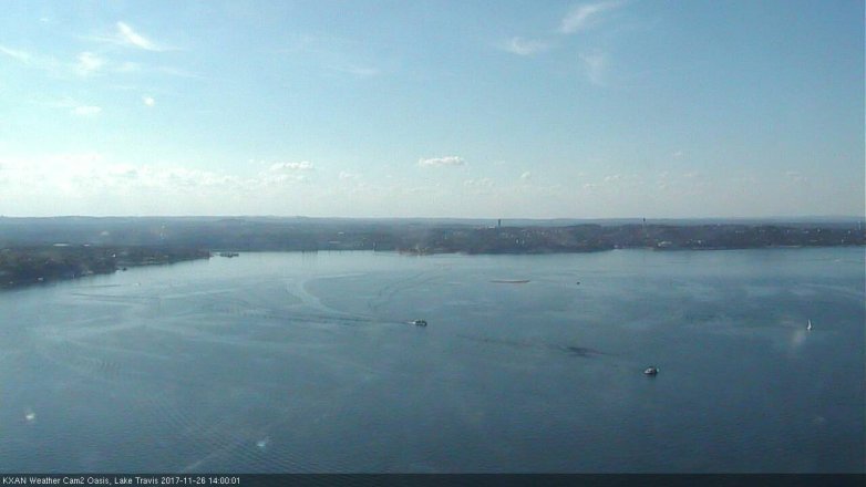Lake Travis webcam, November 26, 2017 1:30 PM CT