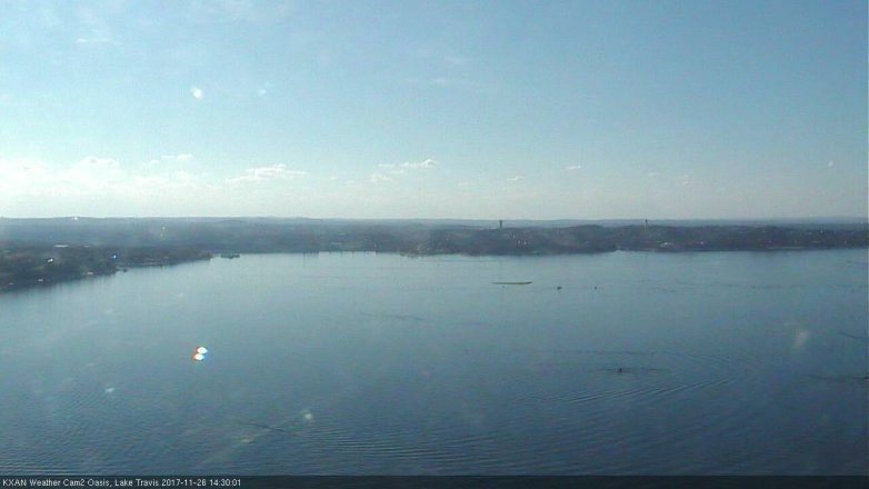 Lake Travis webcam, November 26, 2017 2:00 PM CT
