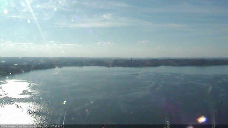 Lake Travis webcam, November 26, 2017 2:40 PM CT