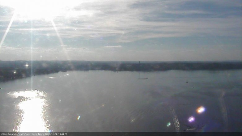 Lake Travis webcam, November 26, 2017 2:50 PM CT