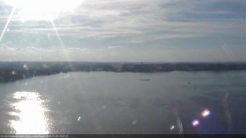 Lake Travis webcam, November 26, 2017 3:10 PM CT