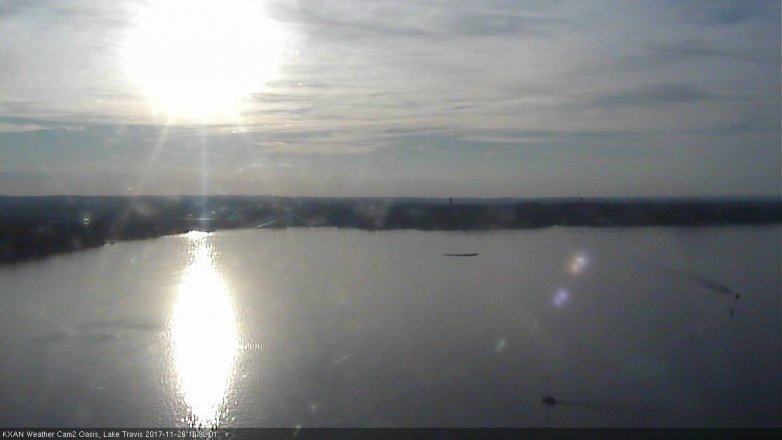 Lake Travis webcam, November 26, 2017 3:55 PM CT