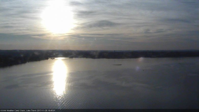 Lake Travis webcam, November 26, 2017 4:00 PM CT