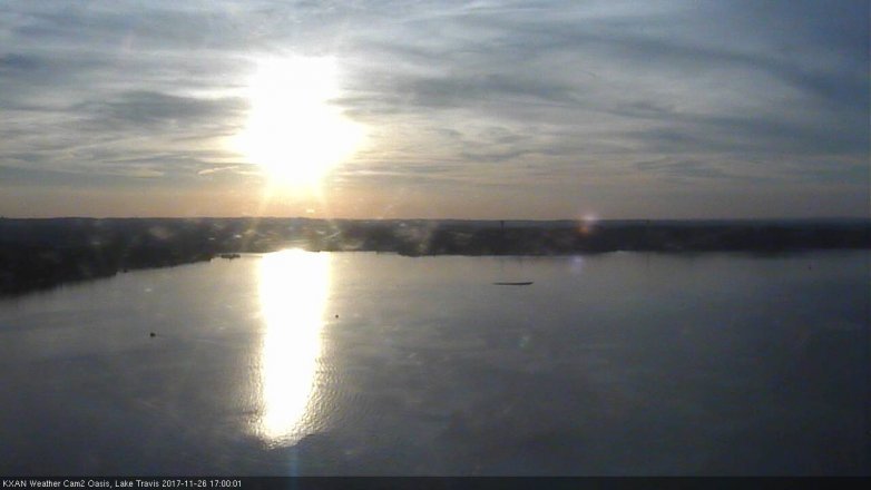 Lake Travis webcam, November 26, 2017 4:10 PM CT