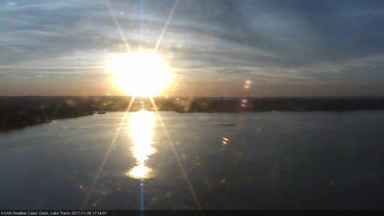 Lake Travis webcam, November 26, 2017 4:20 PM CT