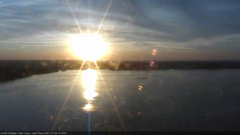 Lake Travis webcam, November 26, 2017 4:35 PM CT