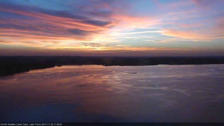 Lake Travis webcam, November 26, 2017 5:15 PM CT