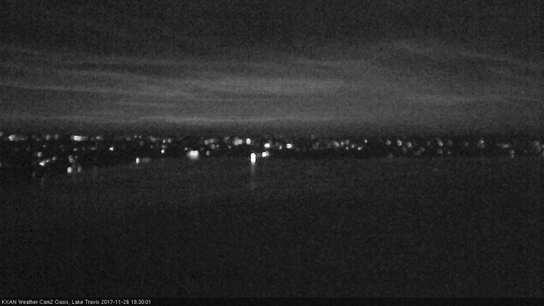 Lake Travis webcam, November 26, 2017 6:00 PM CT