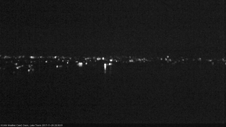 Lake Travis webcam, November 26, 2017 7:35 PM CT