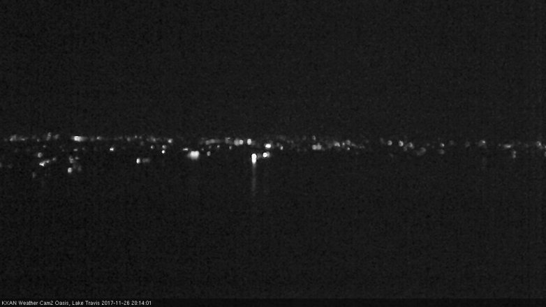 Lake Travis webcam, November 26, 2017 7:40 PM CT