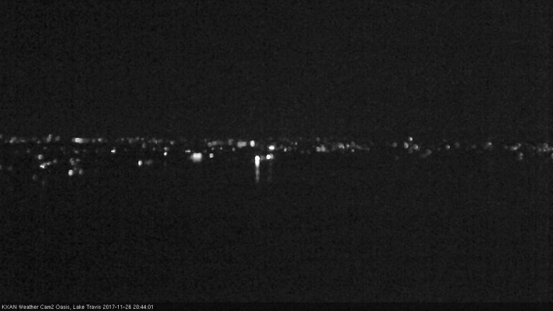 Lake Travis webcam, November 26, 2017 7:50 PM CT