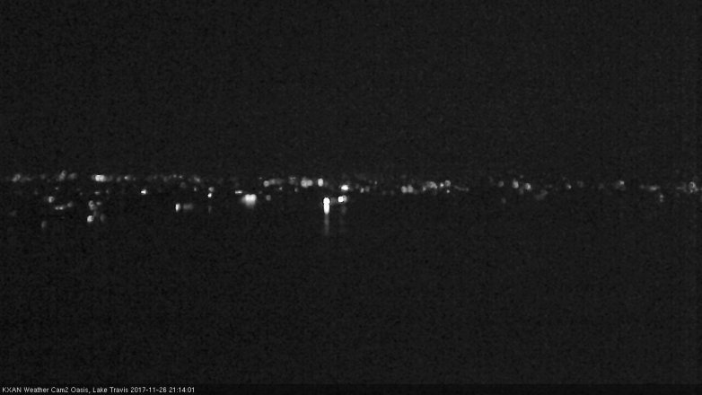 Lake Travis webcam, November 26, 2017 8:20 PM CT