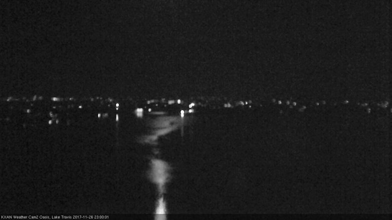 Lake Travis webcam, November 26, 2017 10:20 PM CT