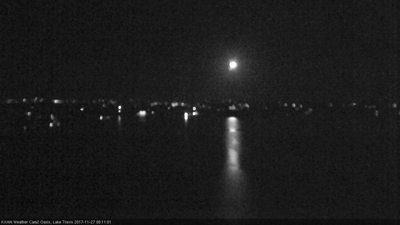 Lake Travis webcam, November 26, 2017 11:35 PM CT
