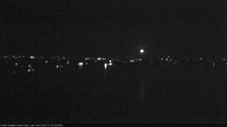 Lake Travis webcam, November 26, 2017 11:55 PM CT