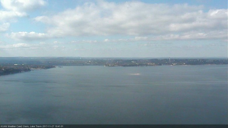 Lake Travis webcam, November 27, 2017 10:05 AM CT