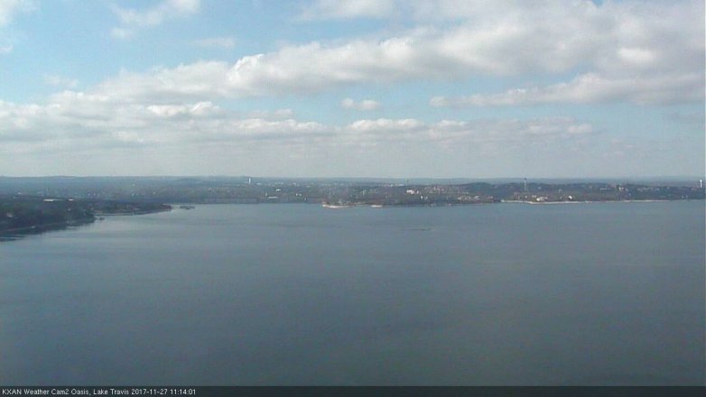Lake Travis webcam, November 27, 2017 10:25 AM CT