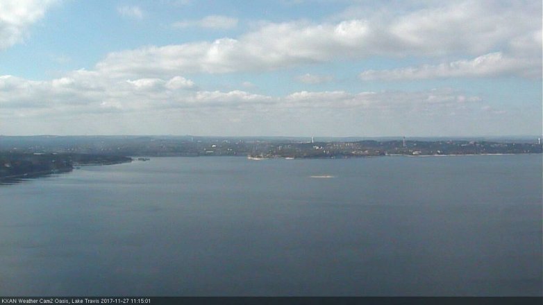 Lake Travis webcam, November 27, 2017 10:30 AM CT