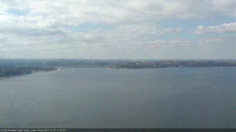 Lake Travis webcam, November 27, 2017 10:55 AM CT