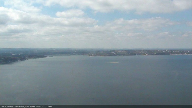Lake Travis webcam, November 27, 2017 11:00 AM CT