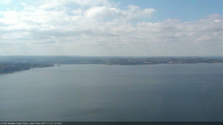 Lake Travis webcam, November 27, 2017 11:20 AM CT