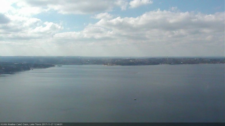 Lake Travis webcam, November 27, 2017 12:05 PM CT