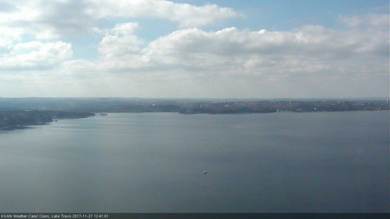 Lake Travis webcam, November 27, 2017 12:10 PM CT