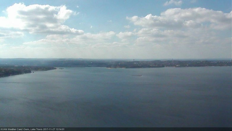 Lake Travis webcam, November 27, 2017 12:20 PM CT