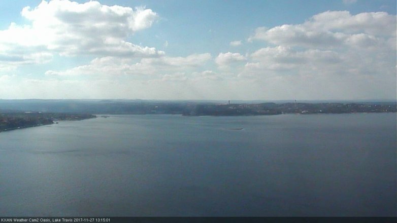Lake Travis webcam, November 27, 2017 12:25 PM CT