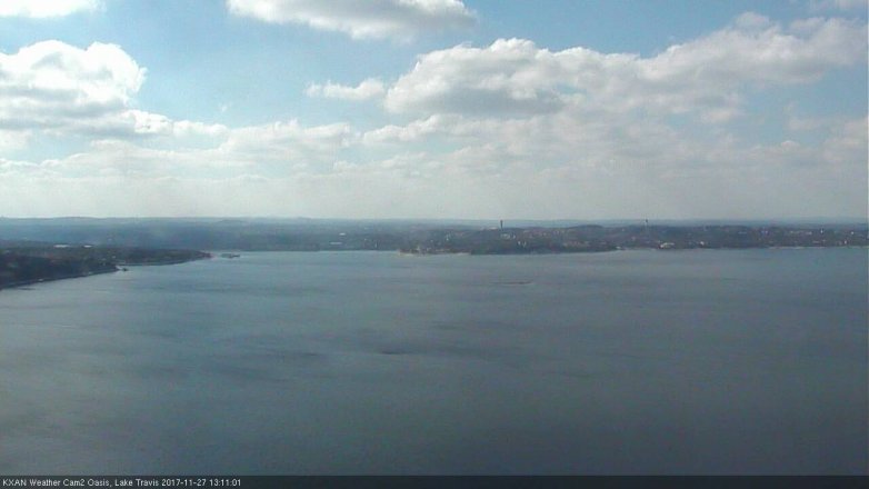 Lake Travis webcam, November 27, 2017 12:30 PM CT