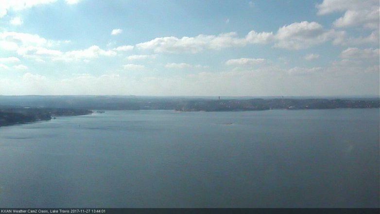 Lake Travis webcam, November 27, 2017 12:55 PM CT