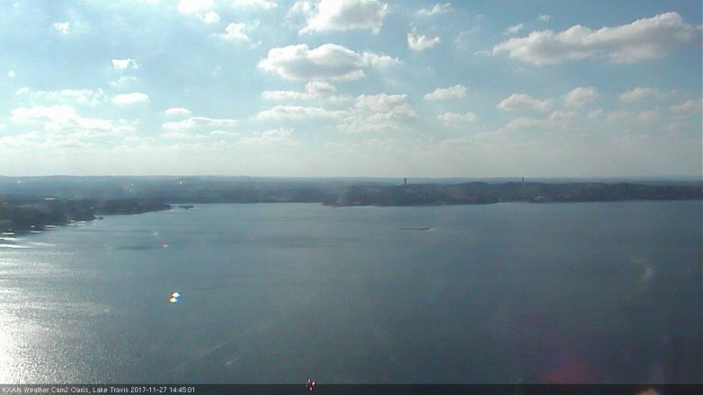 Lake Travis webcam, November 27, 2017 2:05 PM CT