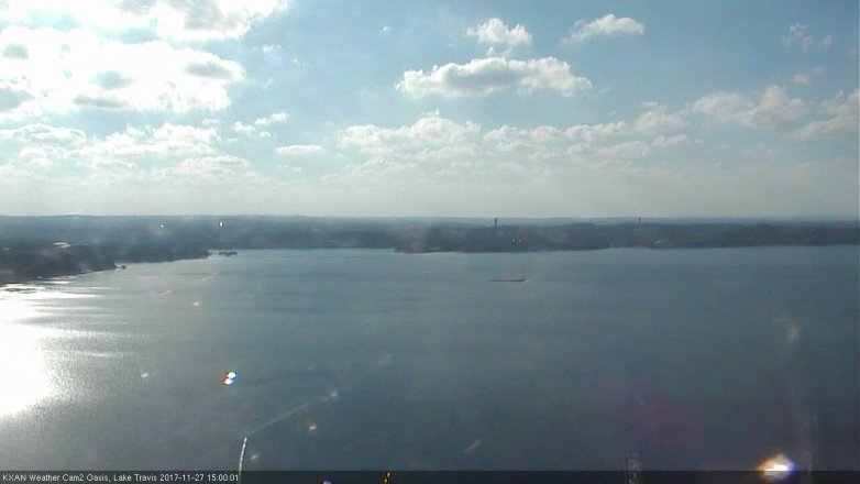 Lake Travis webcam, November 27, 2017 2:30 PM CT