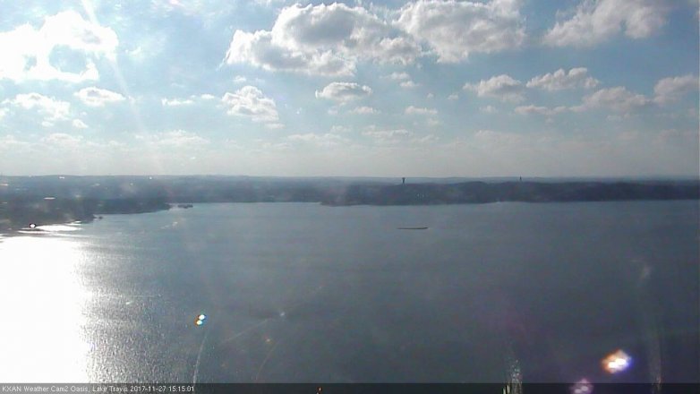 Lake Travis webcam, November 27, 2017 2:35 PM CT