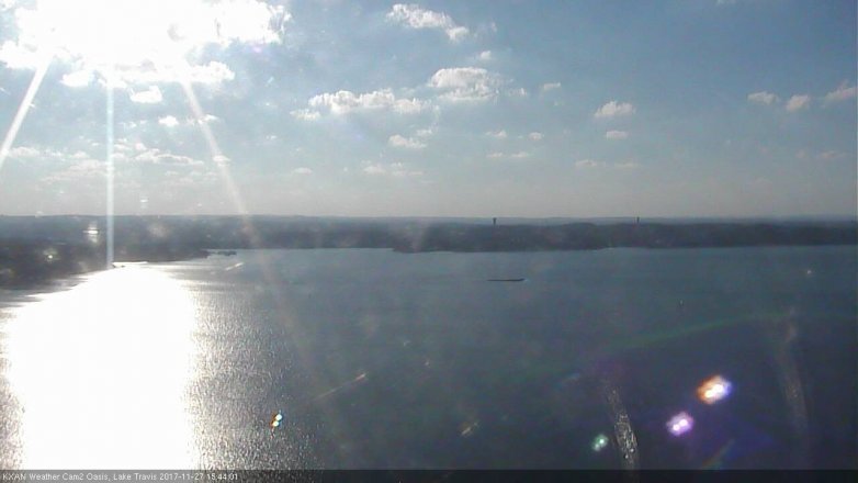 Lake Travis webcam, November 27, 2017 3:05 PM CT
