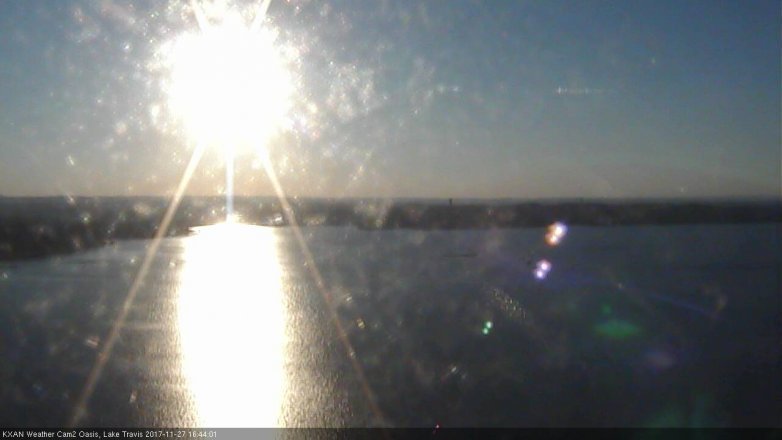 Lake Travis webcam, November 27, 2017 4:10 PM CT