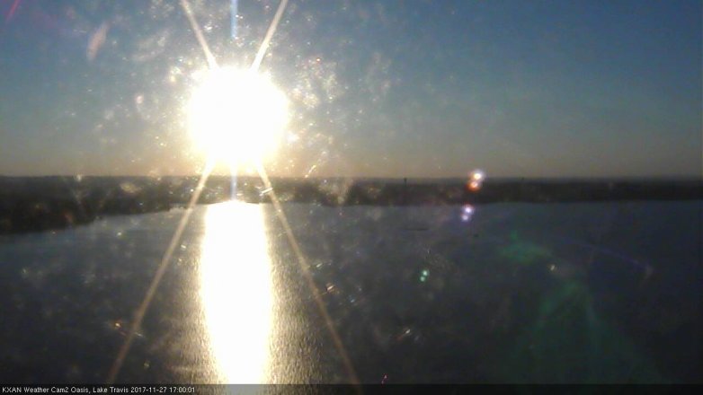 Lake Travis webcam, November 27, 2017 4:15 PM CT