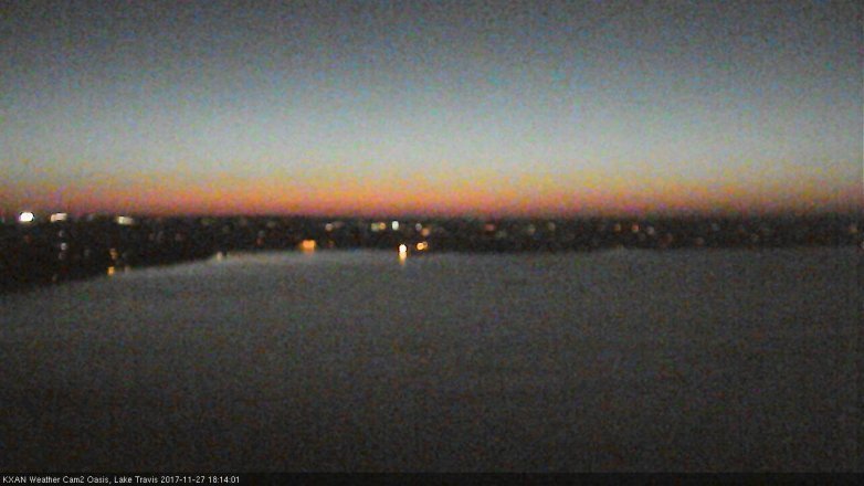 Lake Travis webcam, November 27, 2017 5:30 PM CT