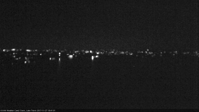 Lake Travis webcam, November 27, 2017 5:55 PM CT