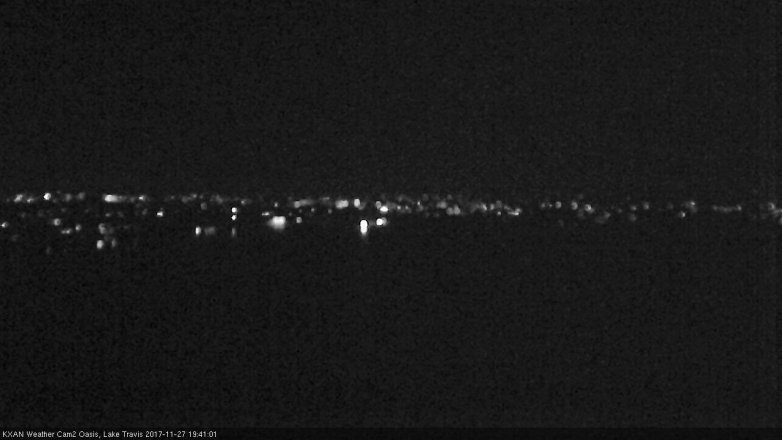 Lake Travis webcam, November 27, 2017 7:05 PM CT